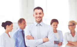 businessman in office